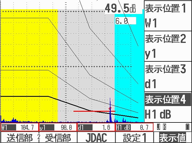 USM38 JEで作成したレベル1斜角用DAC線